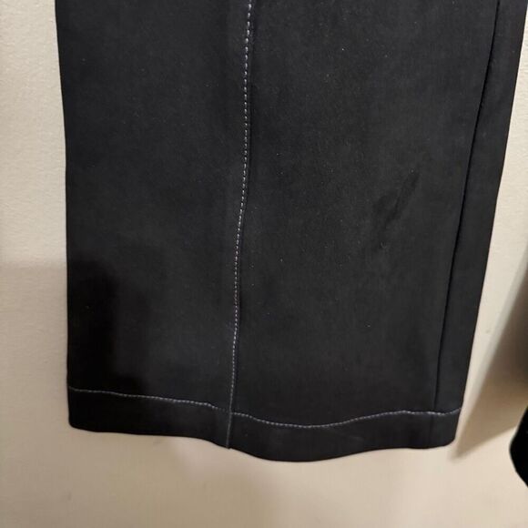ANDERSSON BELL - Renee Faux Suede Black Flare Pants size 40 - Picture 6 of 9
